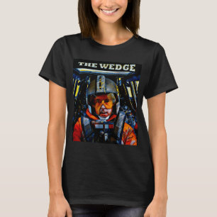 Camiseta Ele está balançando na superfície