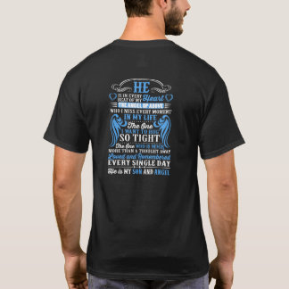 Camiseta Ele está em cada batida do meu coração, meu FILHO 