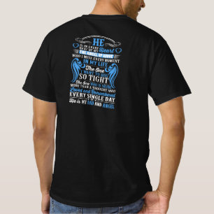 Camiseta Ele está em cada batida do meu coração meu PAI e a