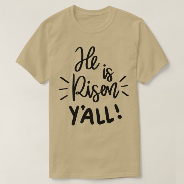 Camiseta ele está levantado em todos (Frente do Design)