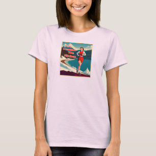 Camiseta Ele Está Limpando A Cozinha Corredora Atrevida