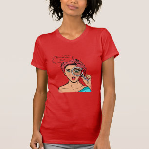 Camiseta Ele está na lista em Vermelho