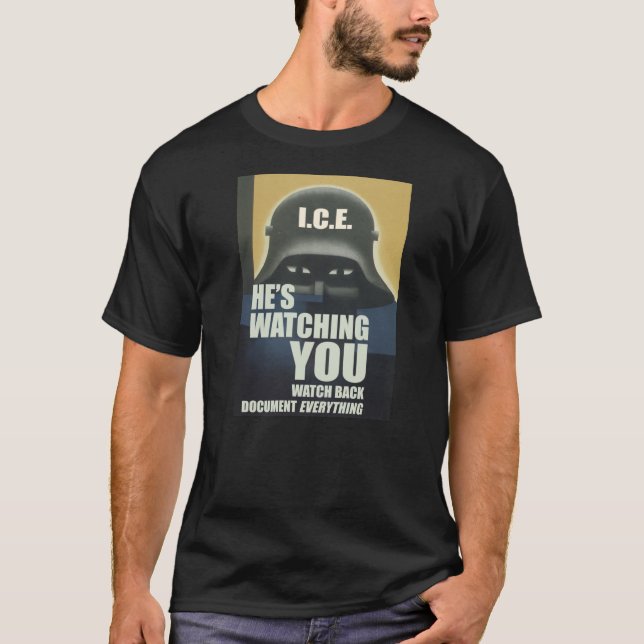 Camiseta Ele Está Observando Você 2026 (Frente)