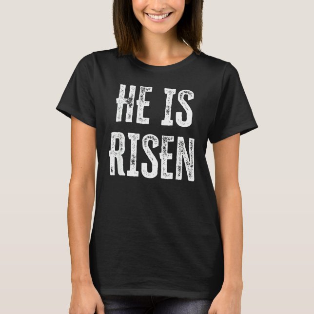 Camiseta Ele Está Risen (Frente)
