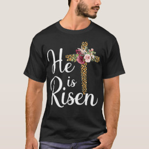Camiseta Ele Está Risen Jesus Cristo Cruz Páscoa 1