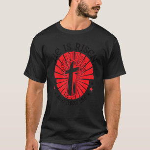 Camiseta Ele Está Risen Na Verdade Páscoa Da Vintagem Dia 2