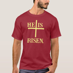 Camiseta Ele Está Risen. SUNDAY