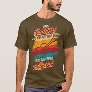 Camiseta Ele está se tornando uma lenda do guitarrista Aniv