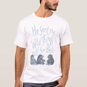 Camiseta Ele Mandou as Coisas Selvagens para a Cama - Azul