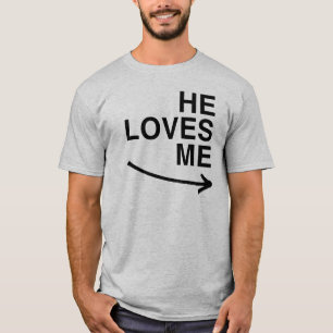 Camiseta Ele me ama (direita).