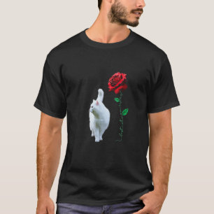 Camiseta Ele Melhor Mãe Para Sempre Rosa Vermelha Gato Arr
