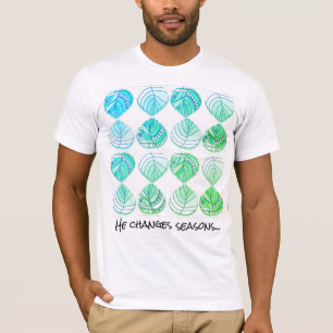 Camiseta Ele Muda As Sessões - Verde Azul Motivacional