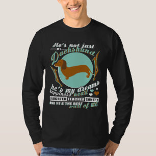 Camiseta Ele não é apenas o meu Dachshund