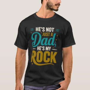 Camiseta Ele não é apenas um Pai, ele é o meu rock