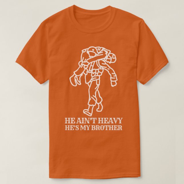 Camiseta Ele não é pesado, é meu irmão 11 (Frente do Design)