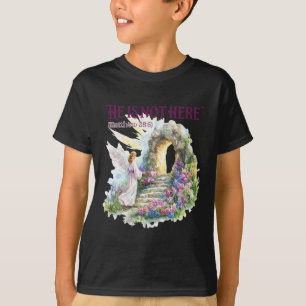 Camiseta Ele Não Está Aqui - Pastel Watercolor