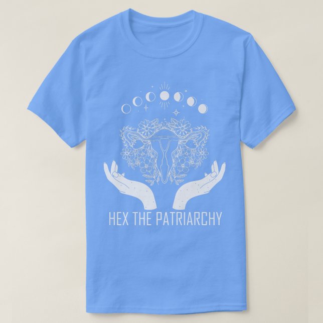 Camiseta Ele O Feminismo Patriarcado Bruxa Feminista Wicca (Frente do Design)