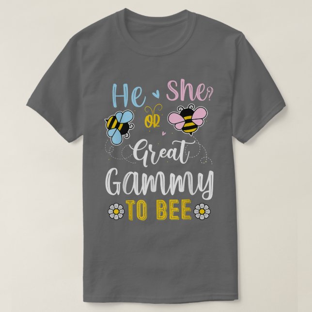 Camiseta Ele Ou Ela Excelente Gammy Para Ser Uma Revelação  (Frente do Design)