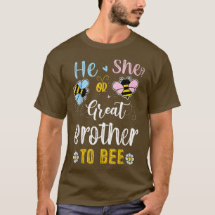 Camiseta Ele Ou Ela Excelente Irmão Para Ser Revelação De G