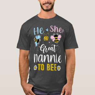 Camiseta Ele Ou Ela Excelente Nannie Para Ser Uma Revelação
