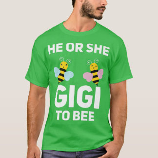 Camiseta Ele Ou Ela Gigi Para Estar Correspondendo À Revela