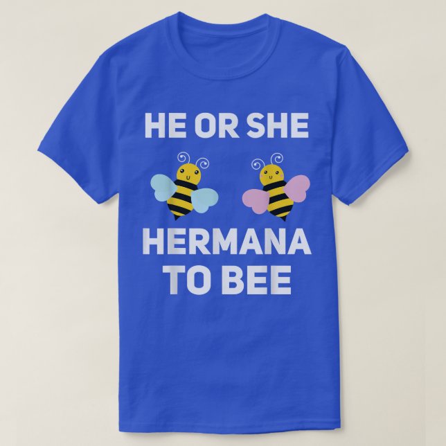 Camiseta Ele Ou Ela Hermana Para Ser Correspondente Ao Gêne (Frente do Design)