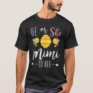 Camiseta Ele ou ela imita estar esperando vovó T Shirt