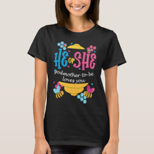 Camiseta Ele Ou Ela Madrinha Para Te Amar A Revelação De Gê