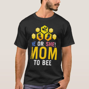 Camiseta Ele Ou Ela Mamãe Para A Aposta 1