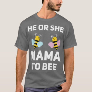 Camiseta Ele Ou Ela Mamãe Para Estar Correspondendo À Revel