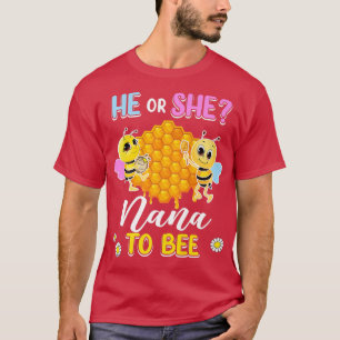Camiseta Ele Ou Ela Não Para Ser Sexo Revele Chá de fraldas