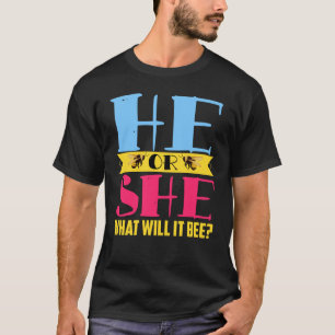 Camiseta Ele Ou Ela O Que Será O Gênero Revela Gravidez