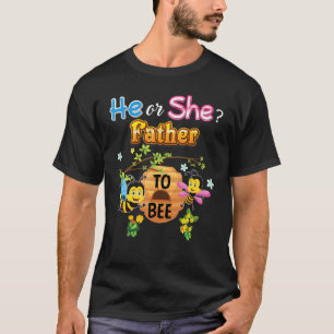 Camiseta Ele Ou Ela Pai Para Ser Sexo Revele Fath Bebê