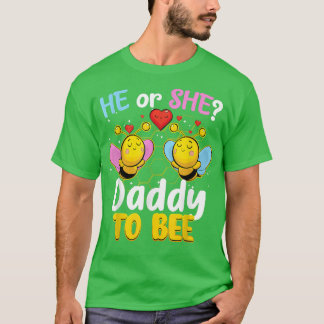 Camiseta Ele Ou Ela Pai Ser O Detentor Do Gênero Reveal Beb