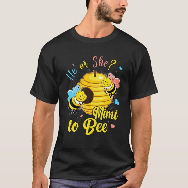 Camiseta Ele Ou Ela Se Mimi Para Ser O Gênero Anunciando Ba (Frente)