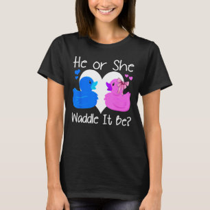 Camiseta Ele ou Ela Vai, O Sexo Do Pato É Engraçado.