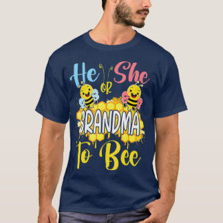 Camiseta Ele Ou Ela Vovó Para A Revelação Do Gênero (2)