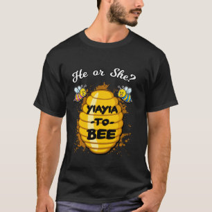Camiseta Ele Ou Ela Yiayia Para Ser O Gênero Revela Anúncio