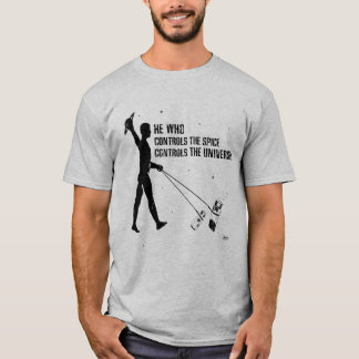 Camiseta Ele que controla o t-shirt da especiaria…