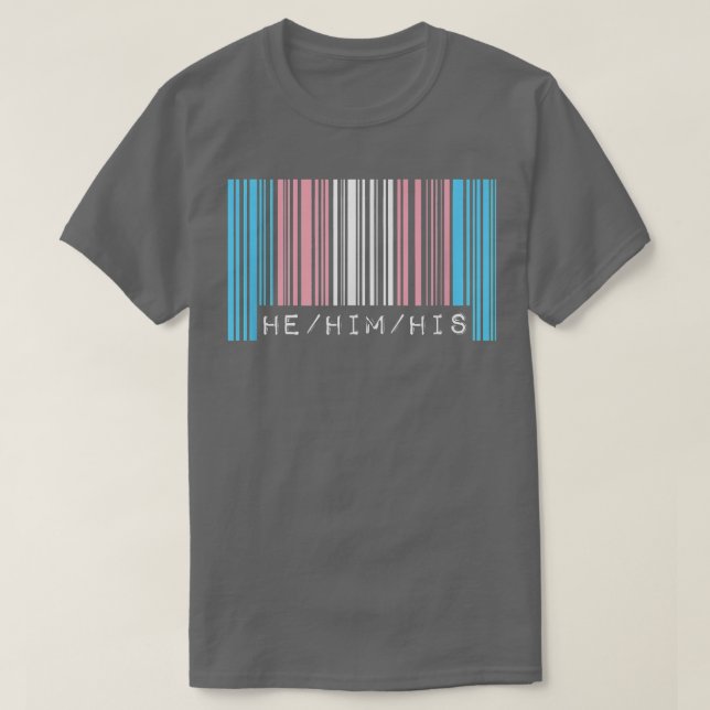 Camiseta Ele Recebeu Seu Código De Barras De Bandeira Do Or (Frente do Design)