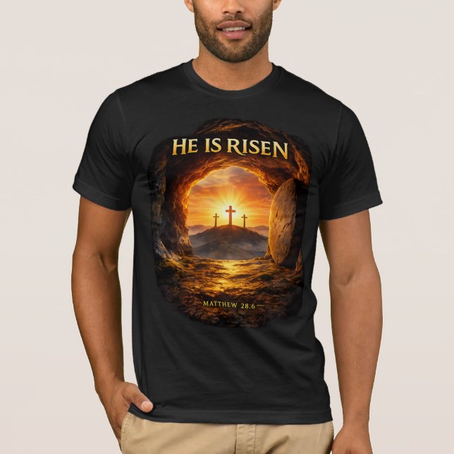 Camiseta Ele Ressuscitou (Frente)