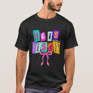 Camiseta Ele Ressuscitou Coquete Cristã Arco Jesus Bíblia V