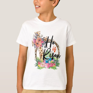 Camiseta Ele Ressuscitou Jesus Cristão Feliz Páscoa Mulhere