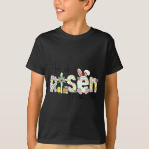 Camiseta Ele ressuscitou Jesus cristão feliz páscoa mulhere