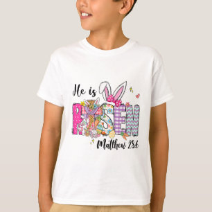 Camiseta Ele Ressuscitou Jesus Cristão Feliz Páscoa Mulhere