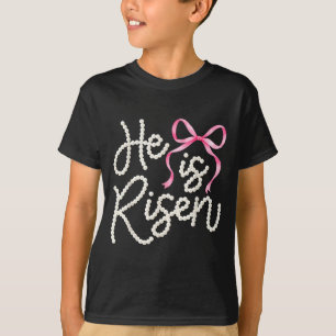 Camiseta Ele ressuscitou Jesus cristão feliz páscoa mulhere