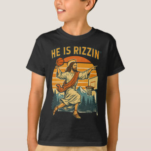 Camiseta Ele Ressuscitou Rizzin Páscoa Fé Cristã Jesus Ba