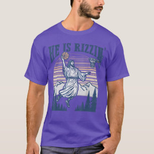 Camiseta Ele Ressuscitou Rizzin Páscoa Jesus Fé Cristã Ba