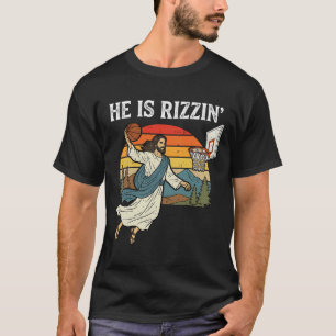 Camiseta Ele Ressuscitou Sketll Rizzin 'Rizzen Páscoa Jesus