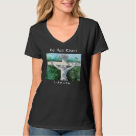 Camiseta Ele Risen Arte Original Senhoras T-Shirt
